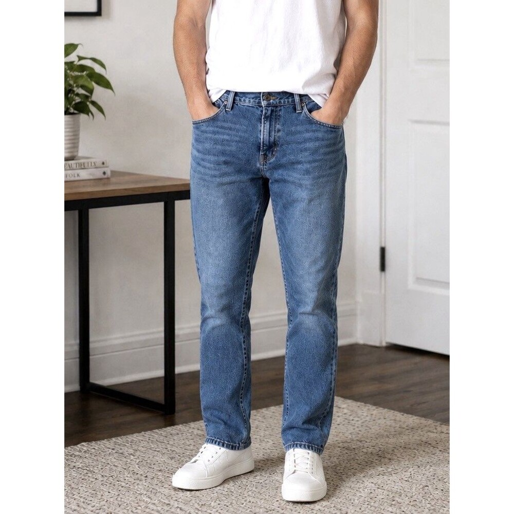 Lucky Brand 221 Original Straight Jeans Men’s 36x30 Blue Medium Wash Denim